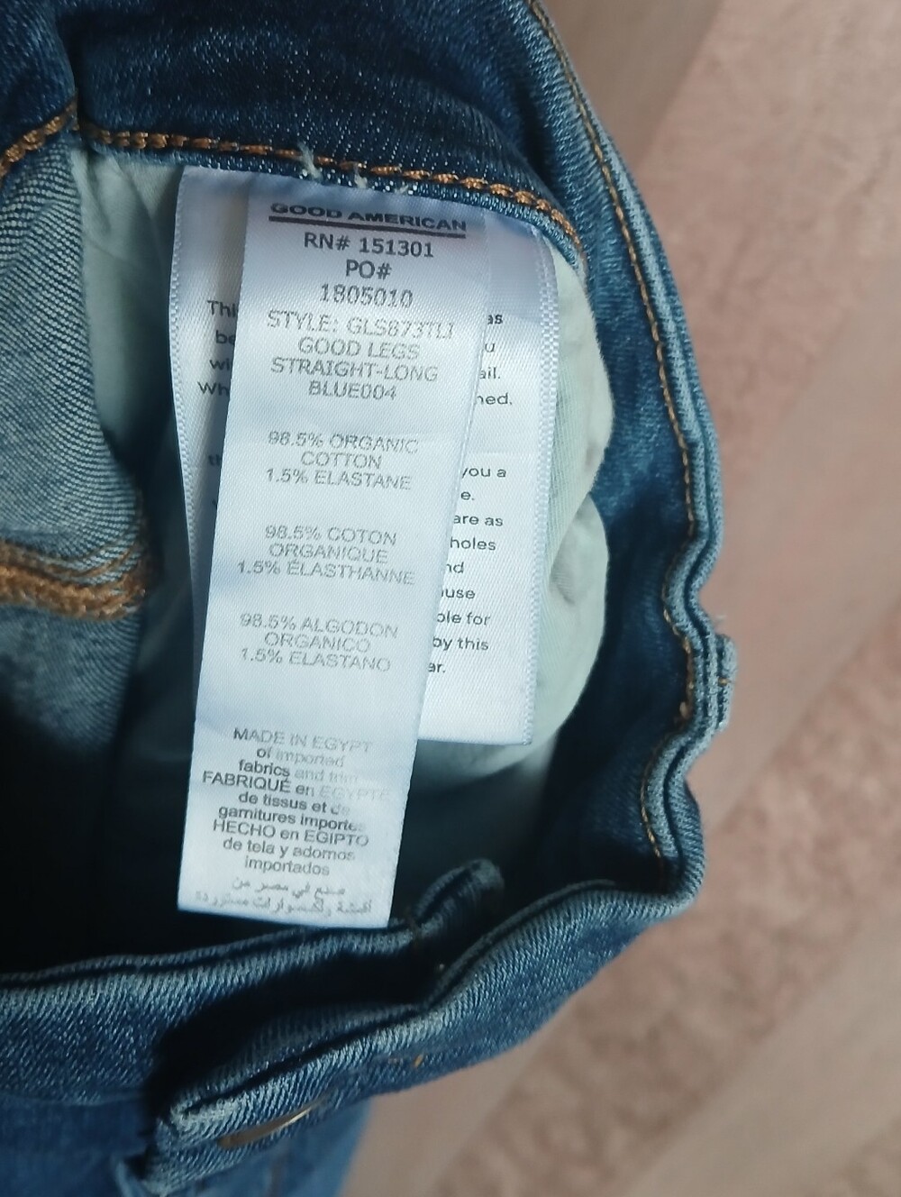 💎 Good Americam Good Legs Straight Jeans Long - Picture 3 of 11
